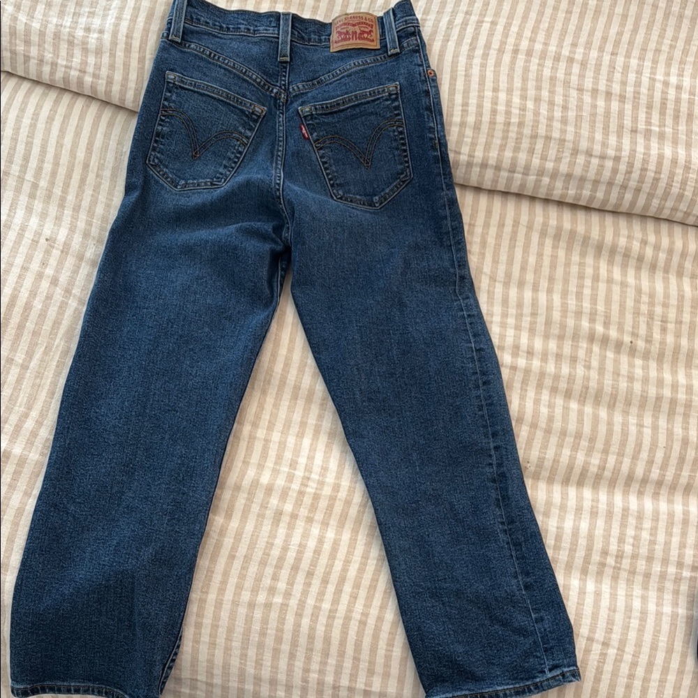 Levi's Dark Blue Straight-Leg Jeans
